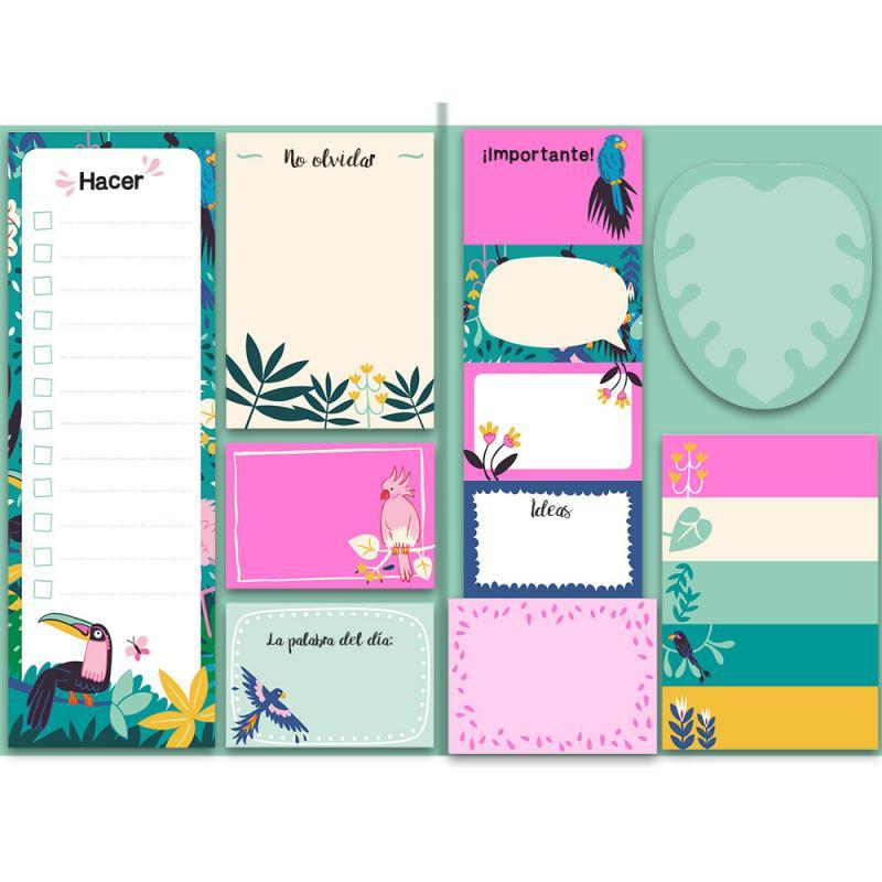 Mi Cuaderno Tropical De Notas Adhesivas