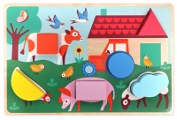 Mon puzzle forme - la ferme Mon puzzle forme - la ferme