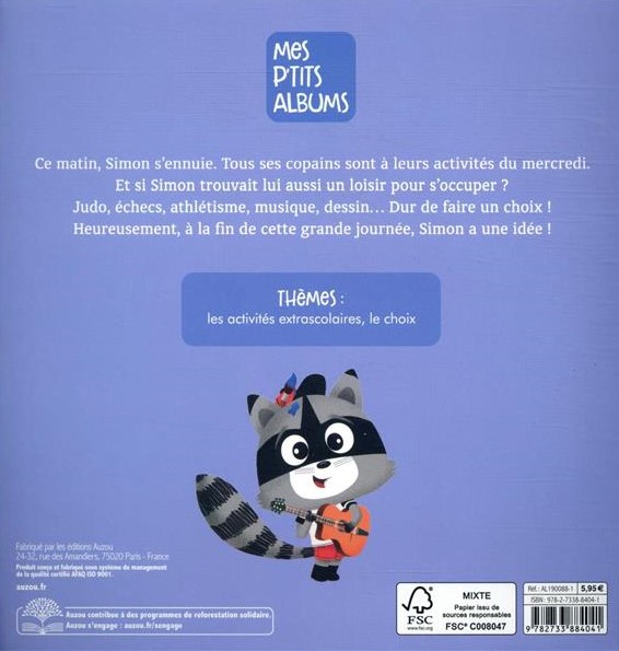 Simon Cherche Une Activité Ne