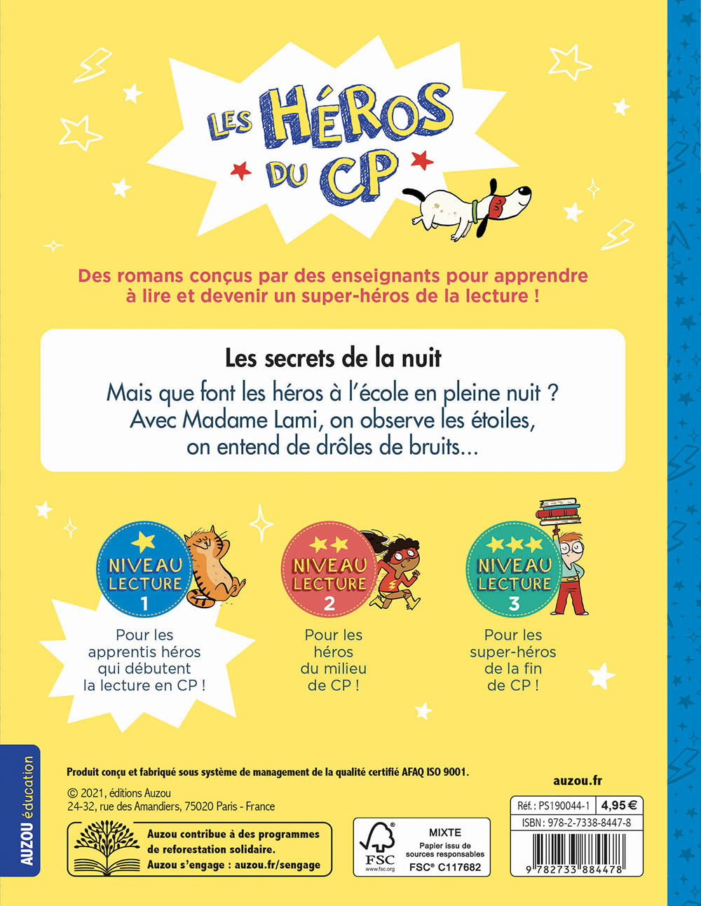 LES HEROS DU CP - LES SECRETS DE LA NUIT NIV1
