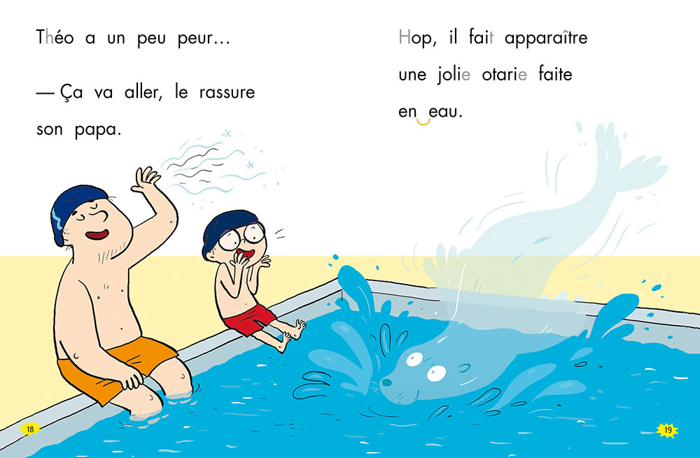 LES HEROS DU CP -TOUS A LA PISCINE !  NIV 2
