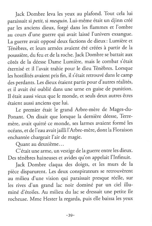 L'infinuit Tome 1