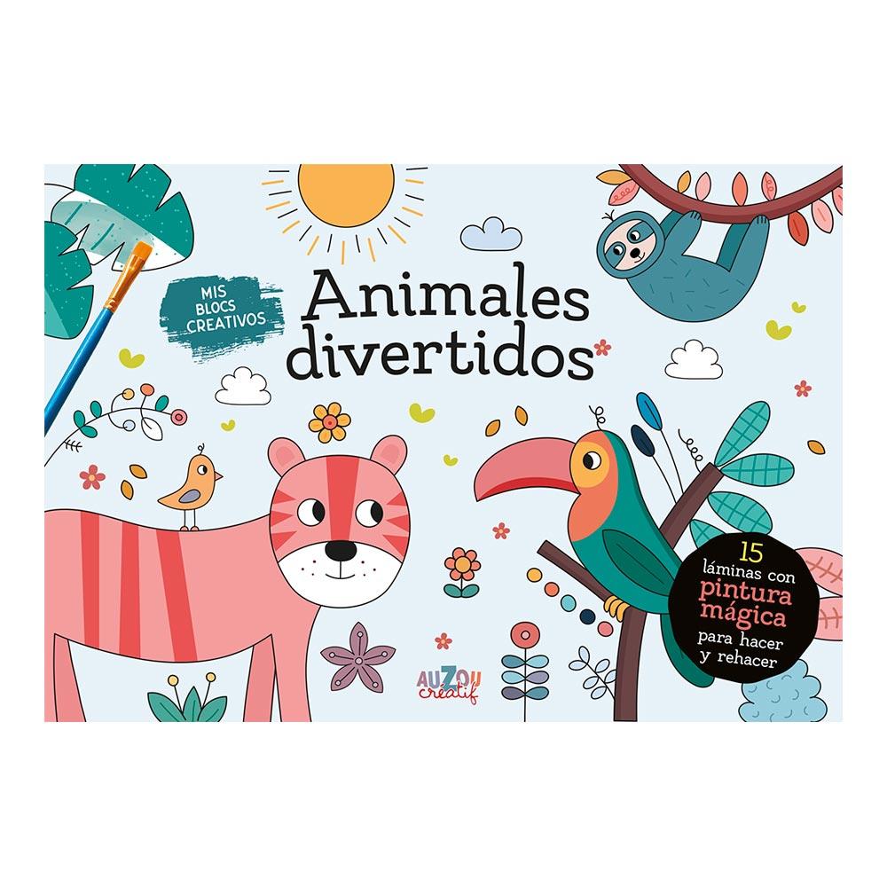 Mis Blocs Creativos. Animales Divertidos. Pintura Mágica
