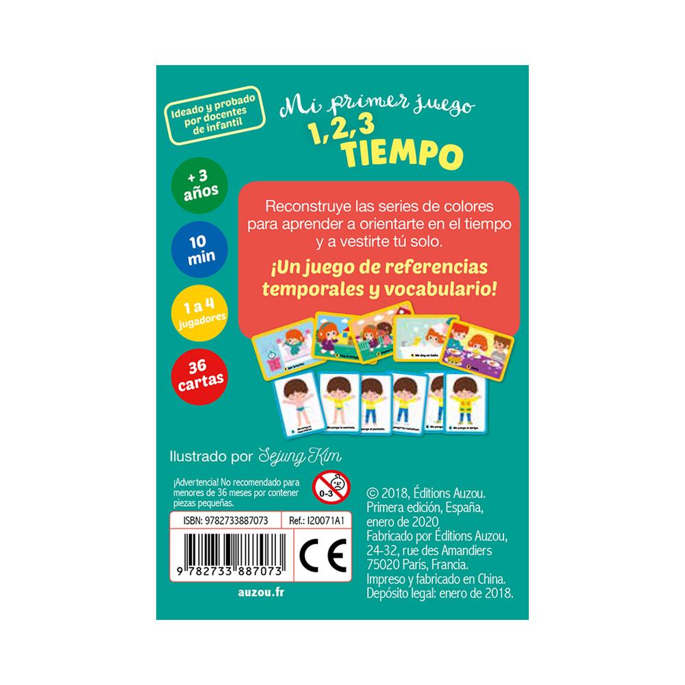 Juego De Cartas 1,2,3 Tiempo