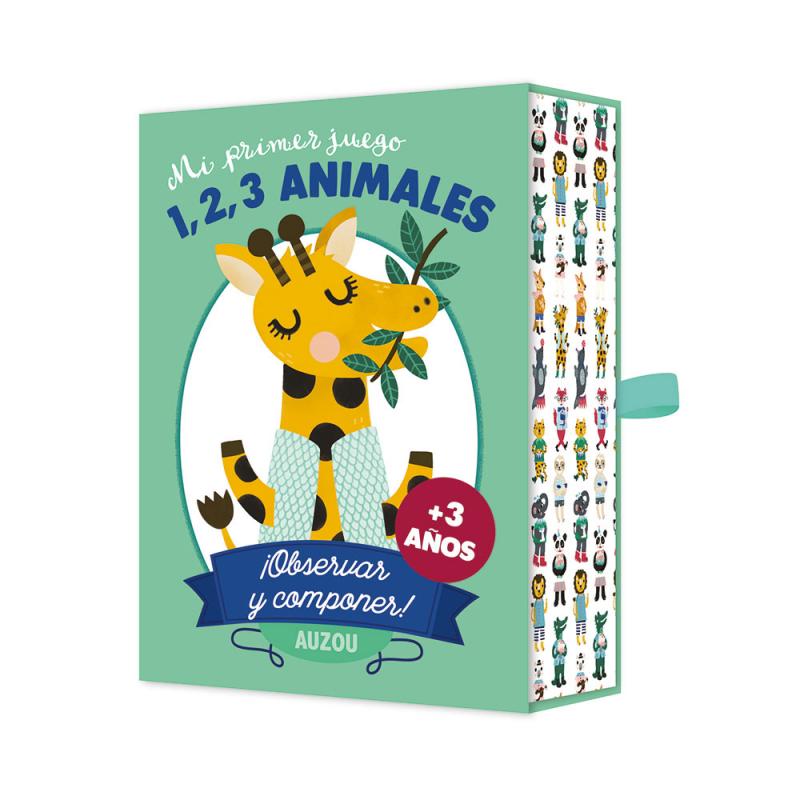 Juego De Cartas 1,2,3 Animales.