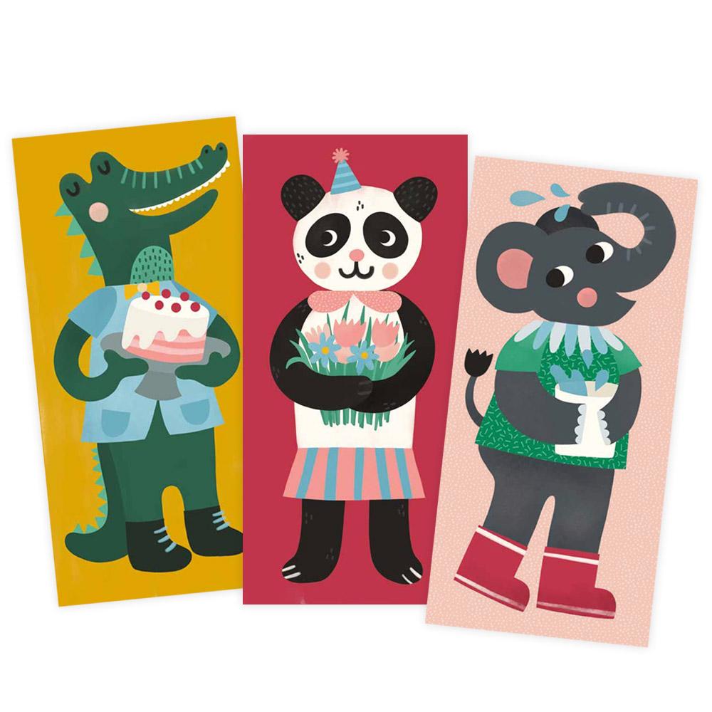 Juego De Cartas 1,2,3 Animales.