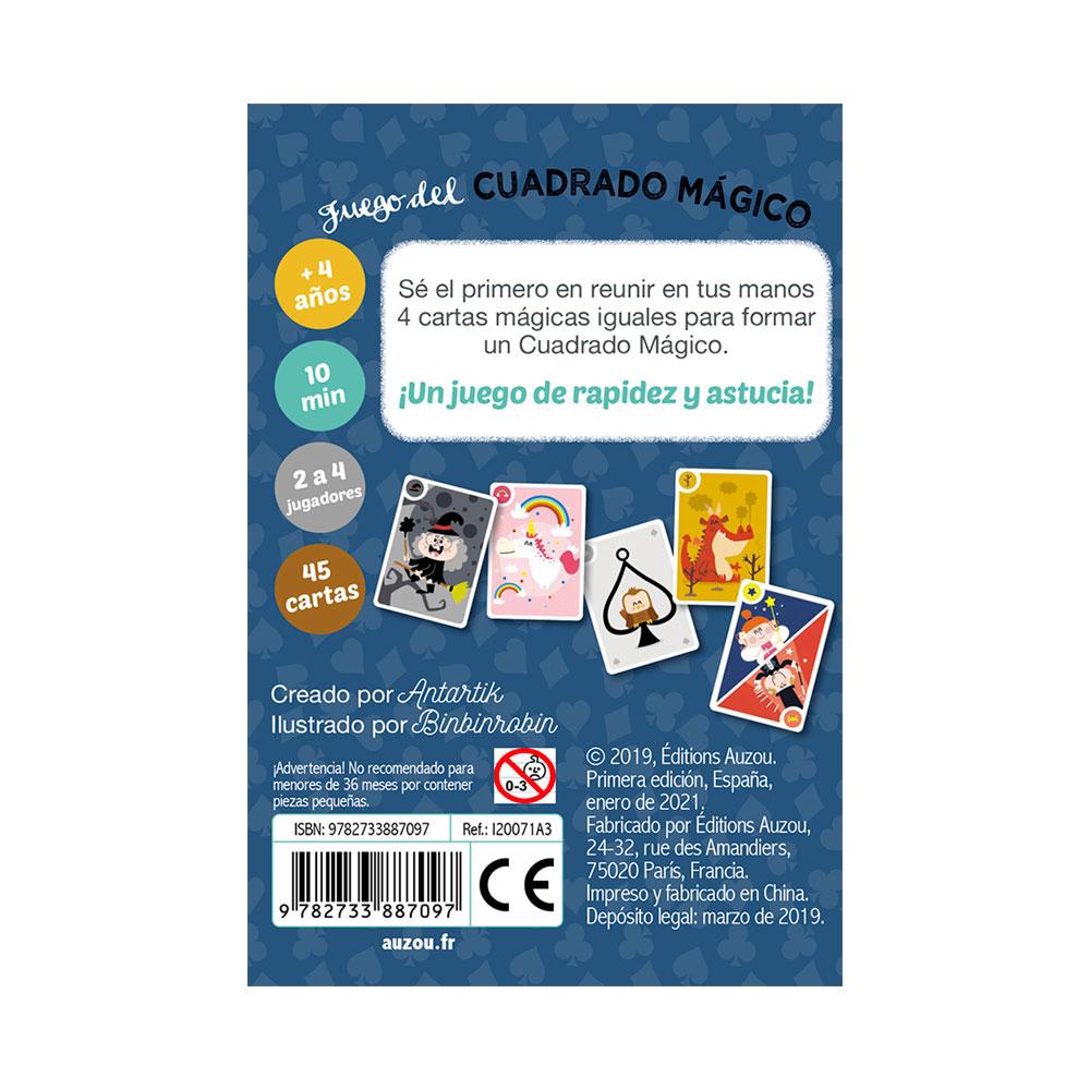 Juego De Cartas Cuadrado Mágico