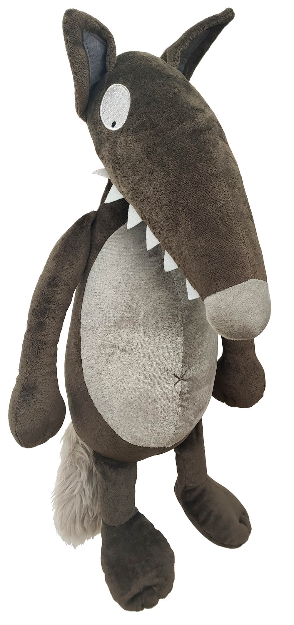 LA PELUCHE LOUP DE TAILLE MOYENNE - NUE LA PELUCHE LOUP DE TAILLE MOYENNE - NUE