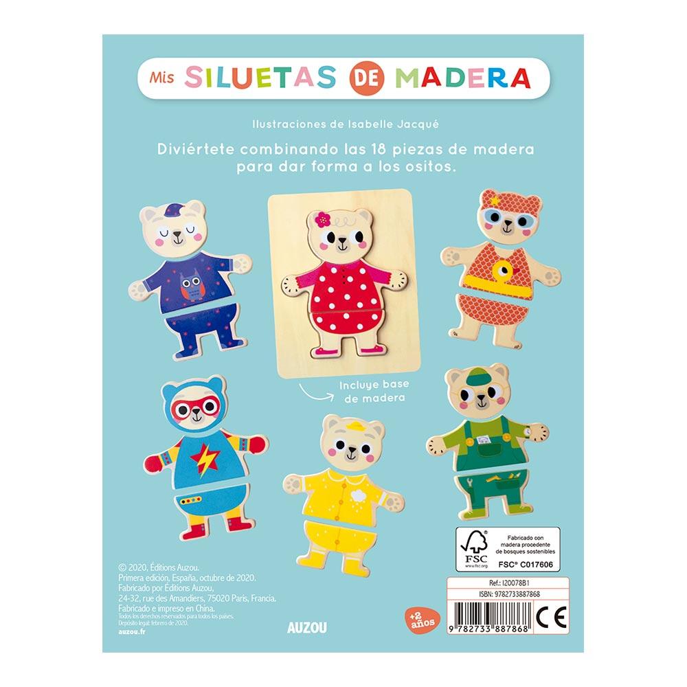 Mis Siluetas De Madera. Los Ositos Se Visten