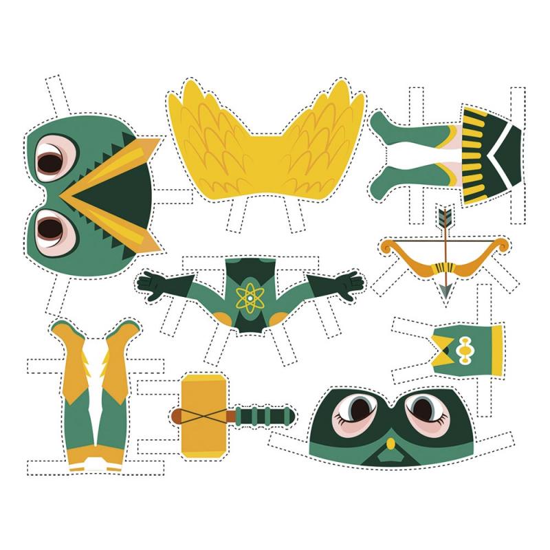 Recortables Superhéroes