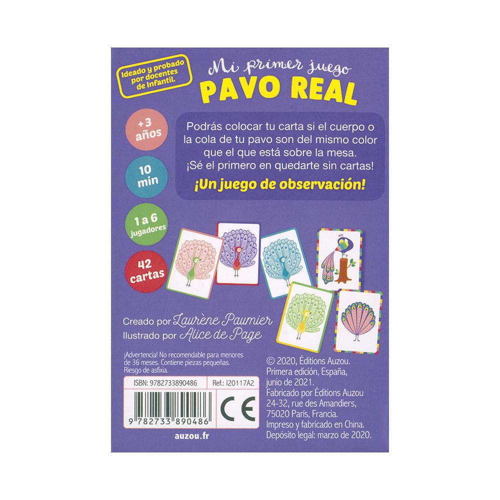Juego De Cartas Pavo Real