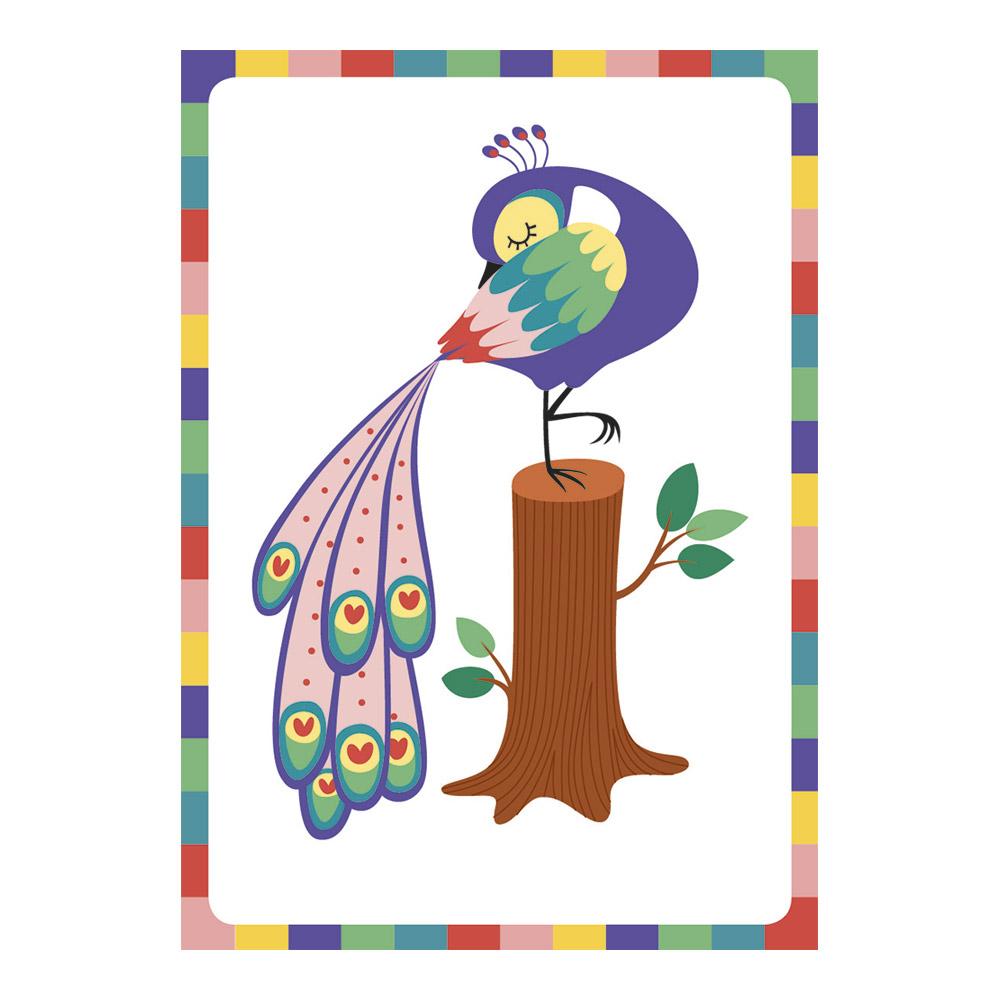 Juego De Cartas Pavo Real