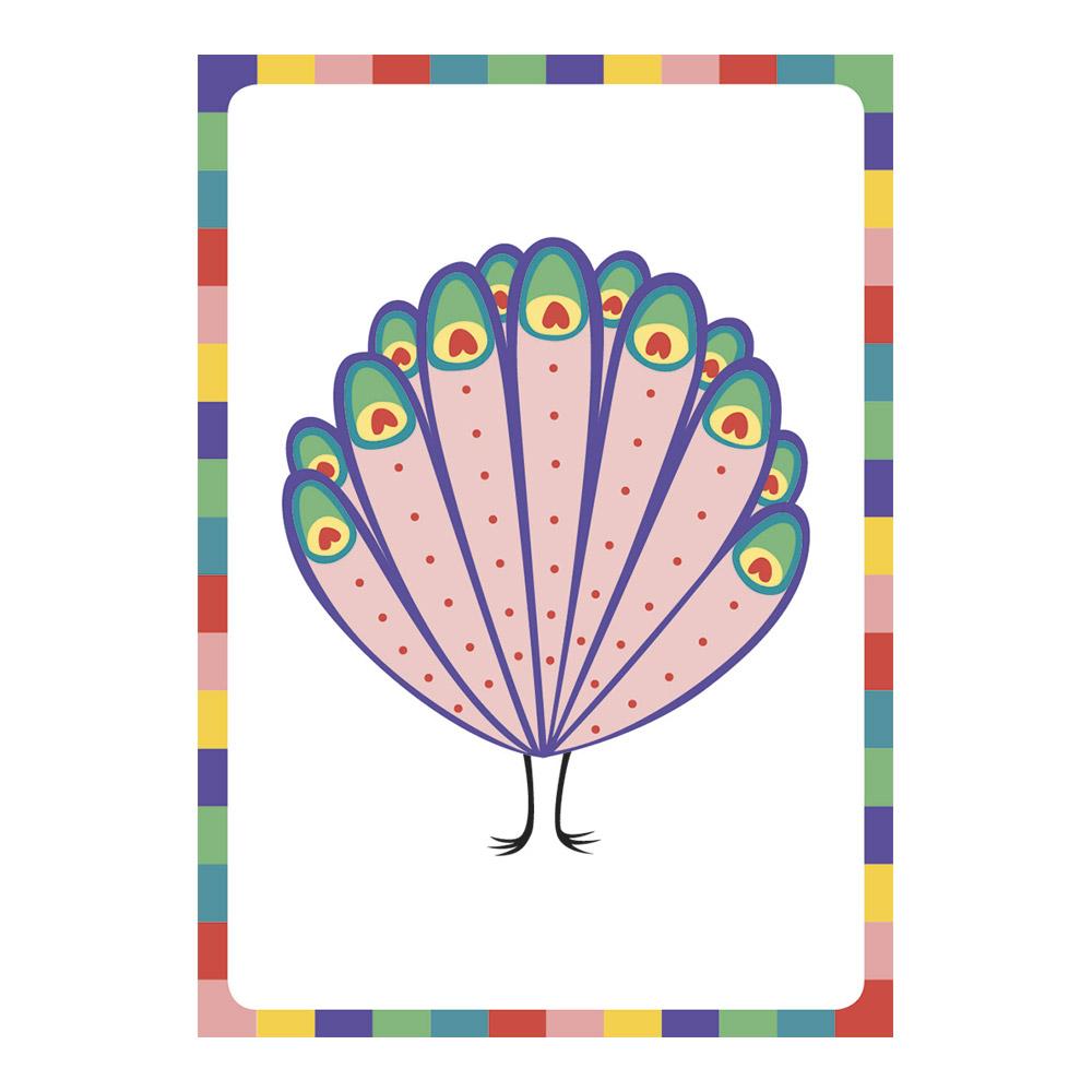 Juego De Cartas Pavo Real