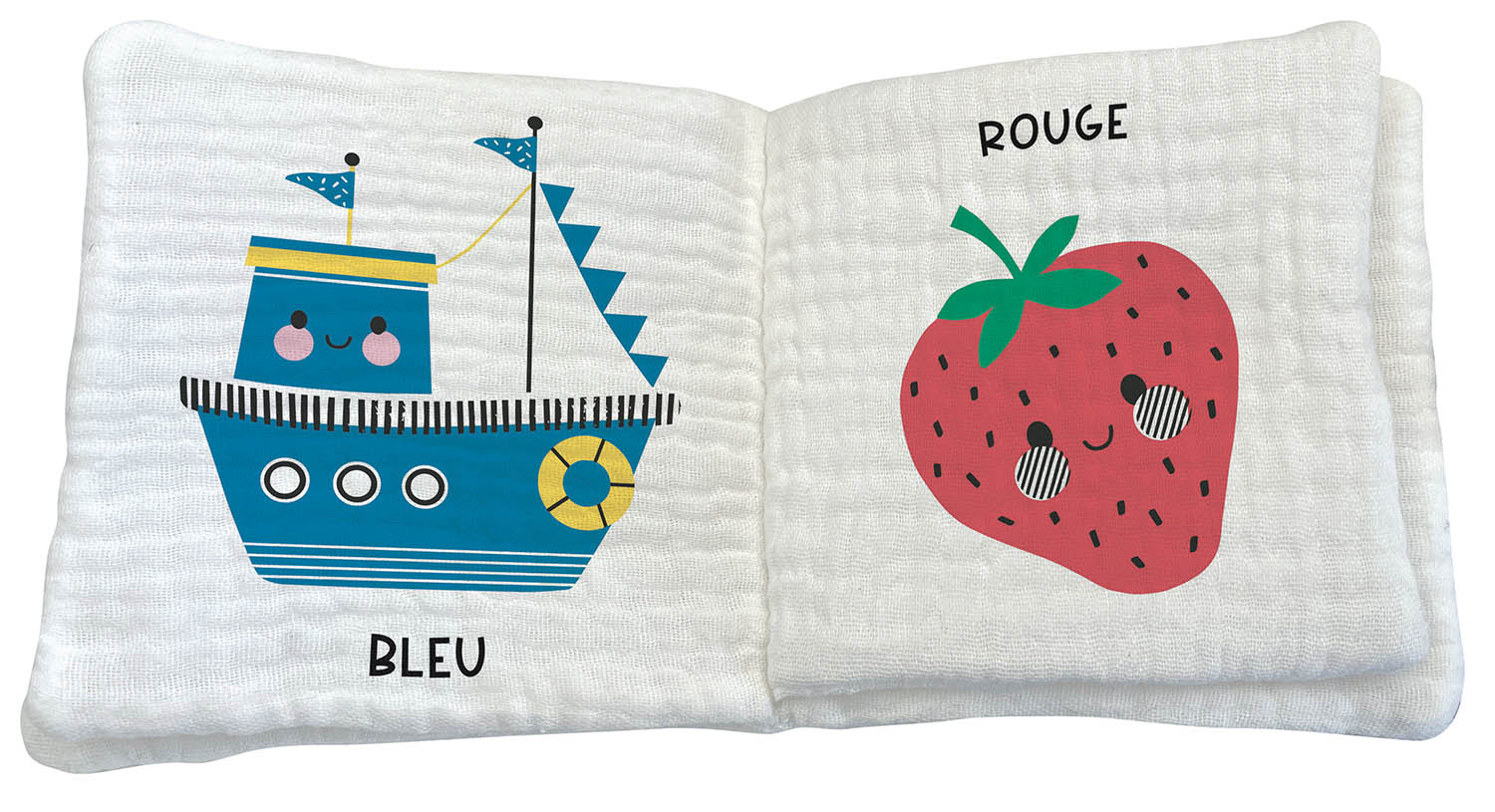 Les Couleurs - Livre Tissu