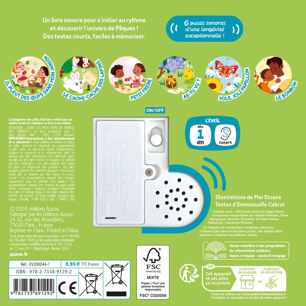 MES COMPTINES DE PAQUES