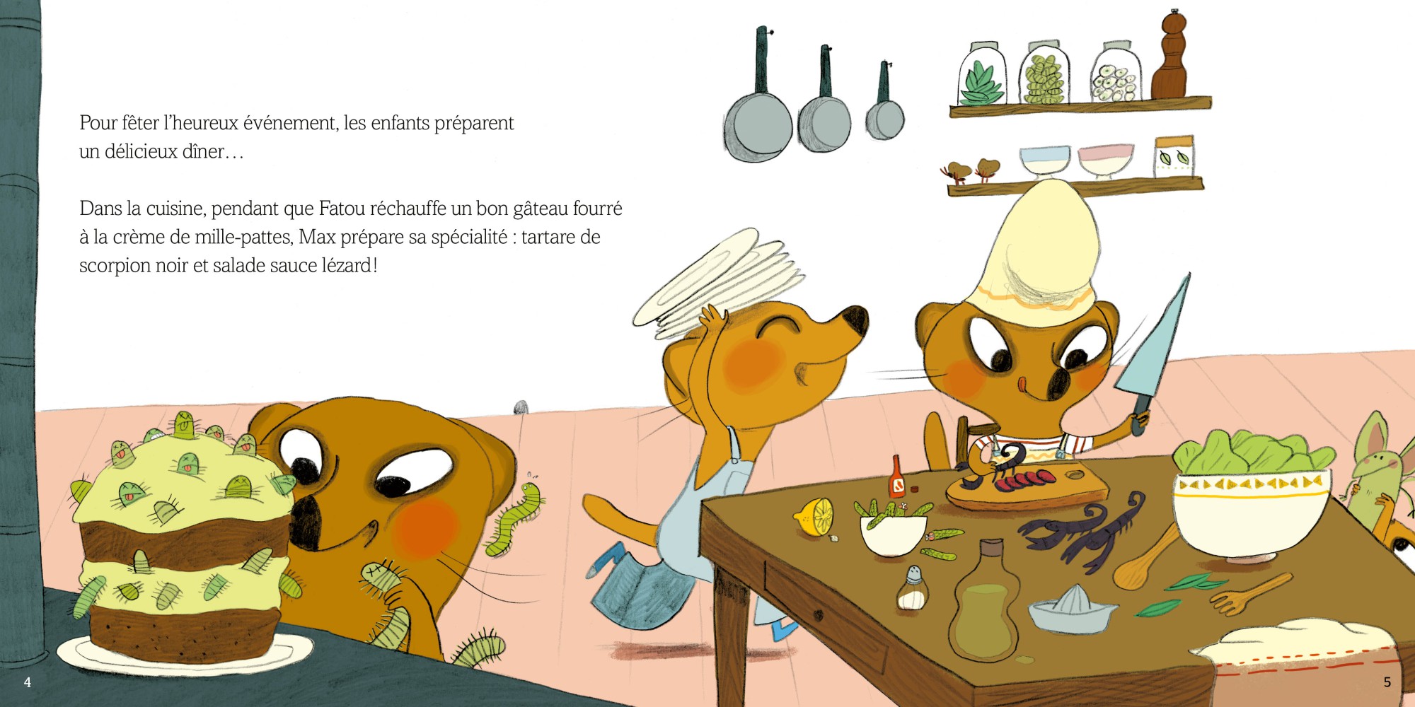 La famille suricate déménage