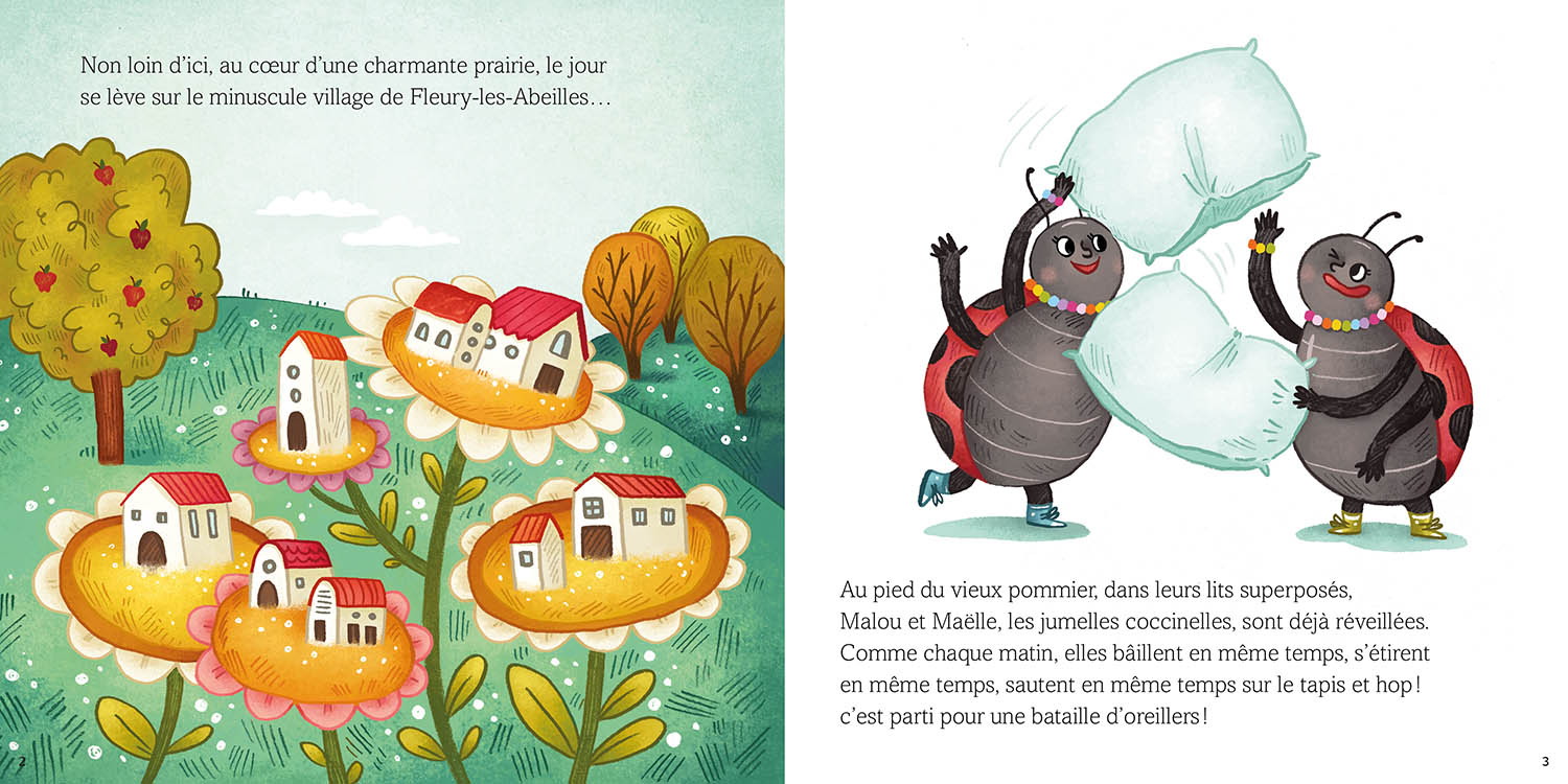 MALOU ET MAELLE LES JUMELLES COCCINELLES
