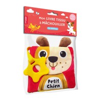 Mon livre tissu à mâchouiller - Petit chien