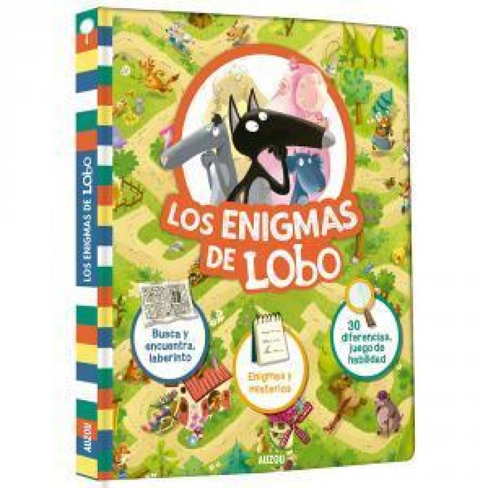 Los Enigmas De Lobo. Busca Y Encuentra Y Laberinto. Enigmas Y Misterios. 30 Dife