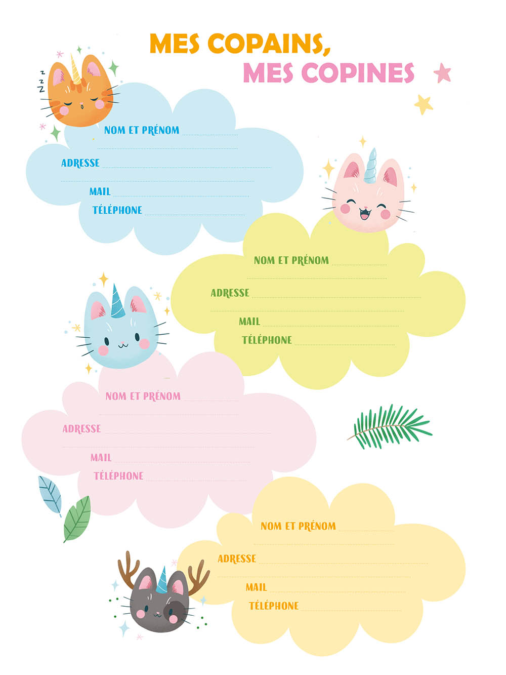 Cahier De Textes - Caticorn