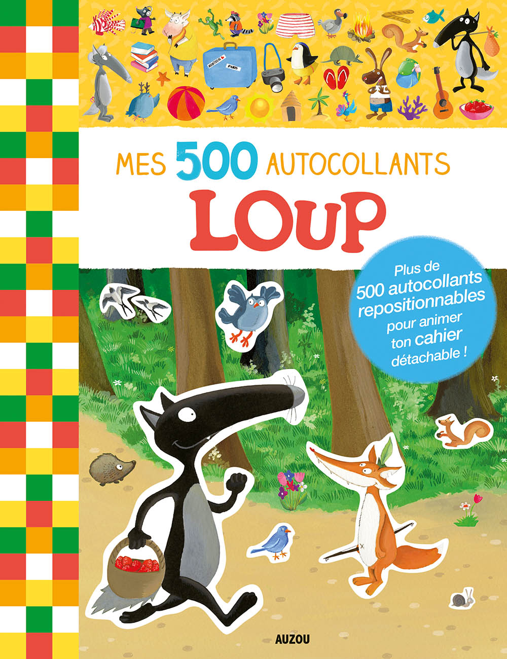 Mes 500 Autocollants - Loup