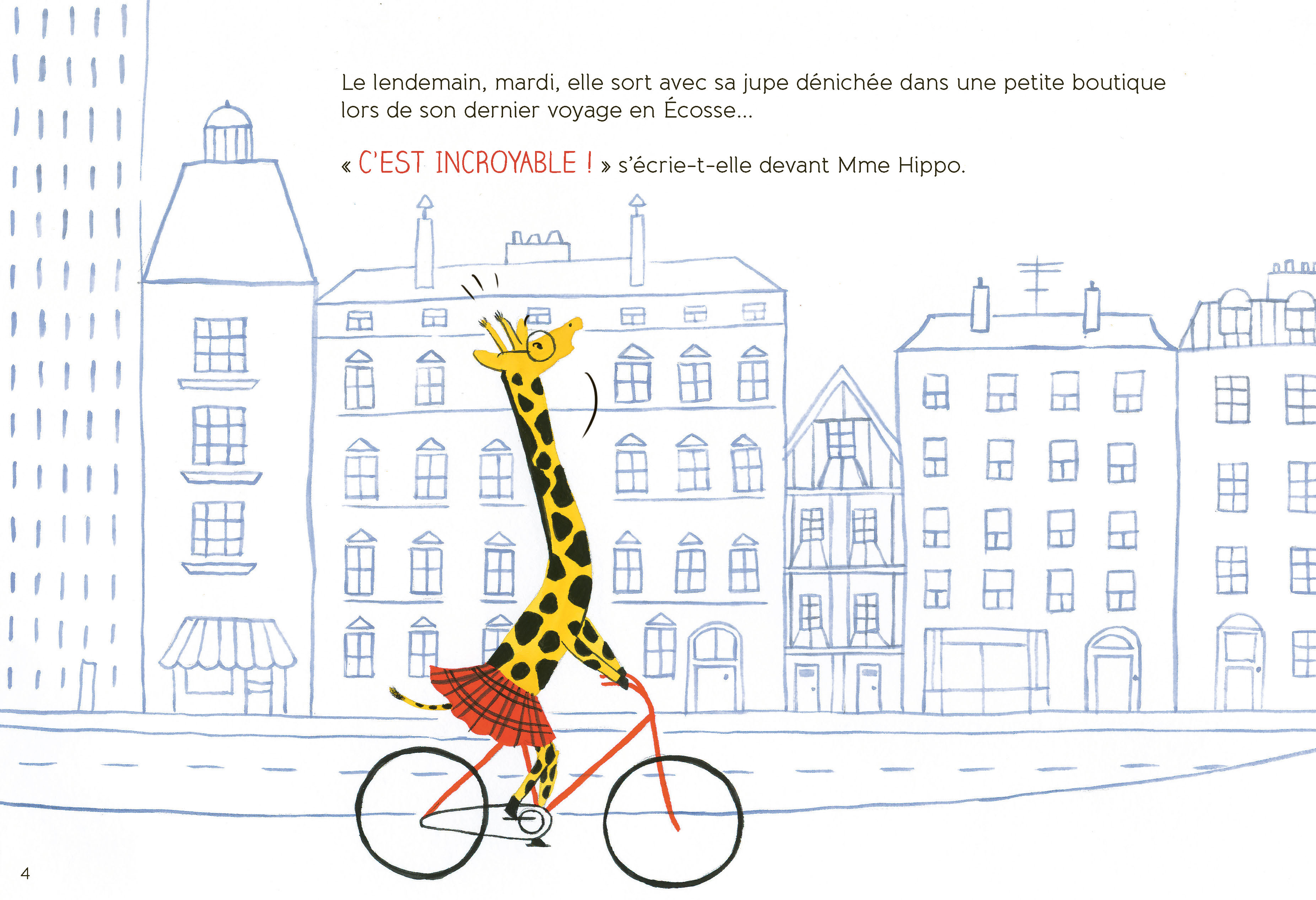 Madame Giraffe Coming Through!