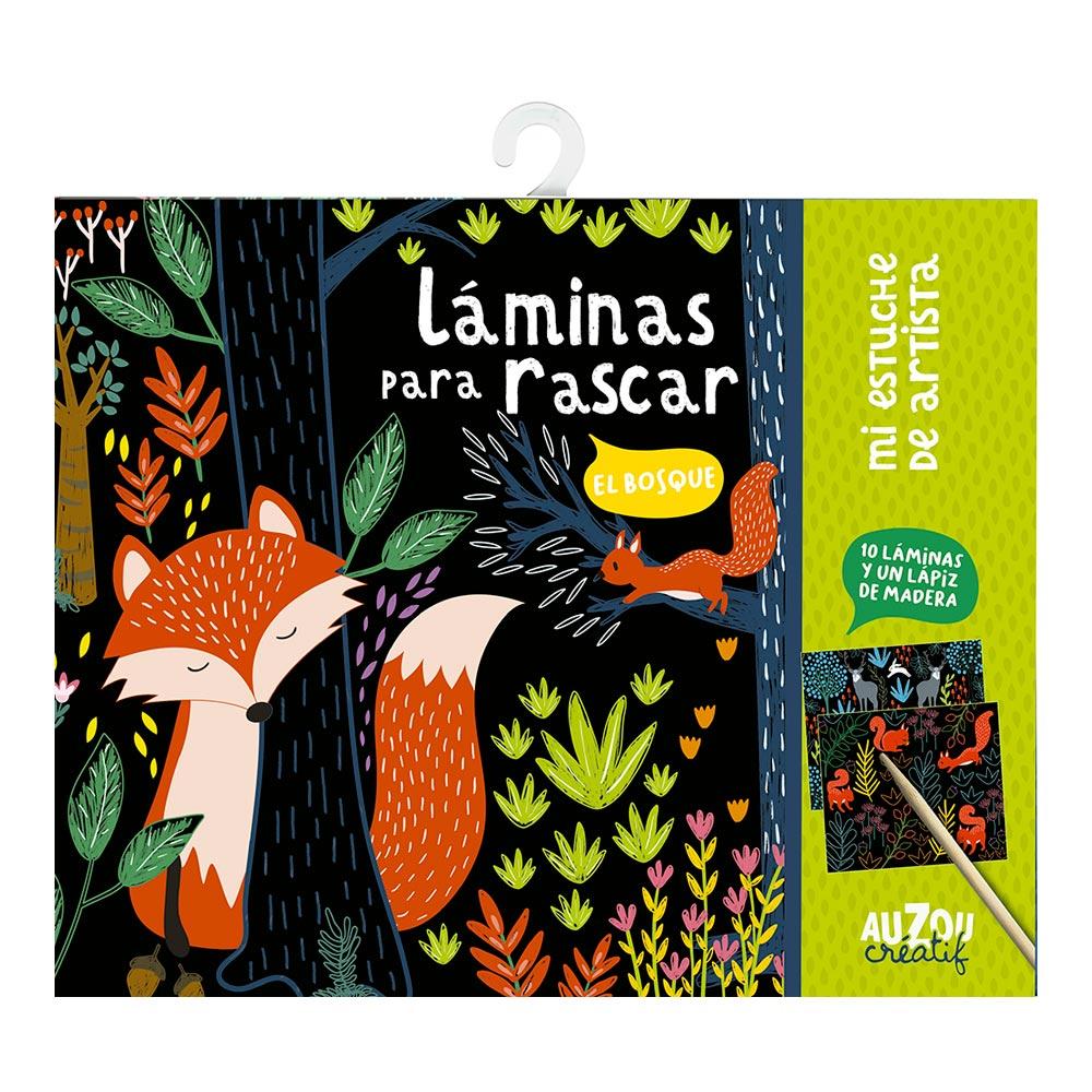 Mi Estuche De Artista: El Bosque Fichas Para Rascar