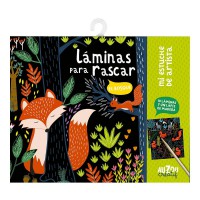 Mi estuche de artista: El bosque fichas para rascar