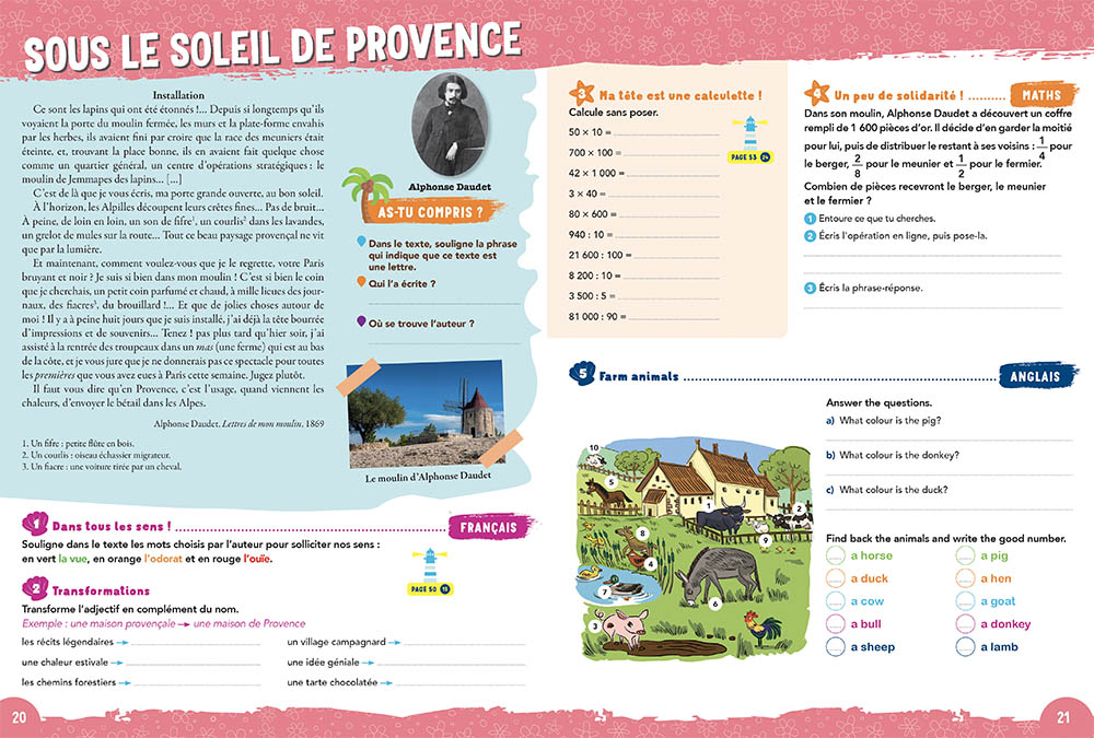 JE PROGRESSE EN VACANCES - CM2 A LA 6E JE PROGRESSE EN VACANCES - CM2 A LA 6E