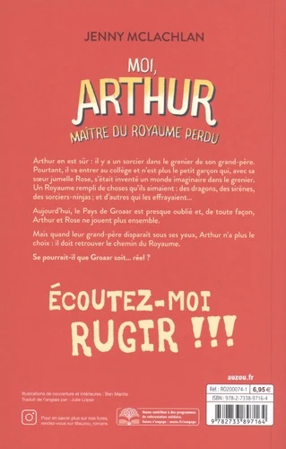 Moi, Arthur - Moi, Arthur, Maître Du Royaume Perdu - Tome 1  - Poche