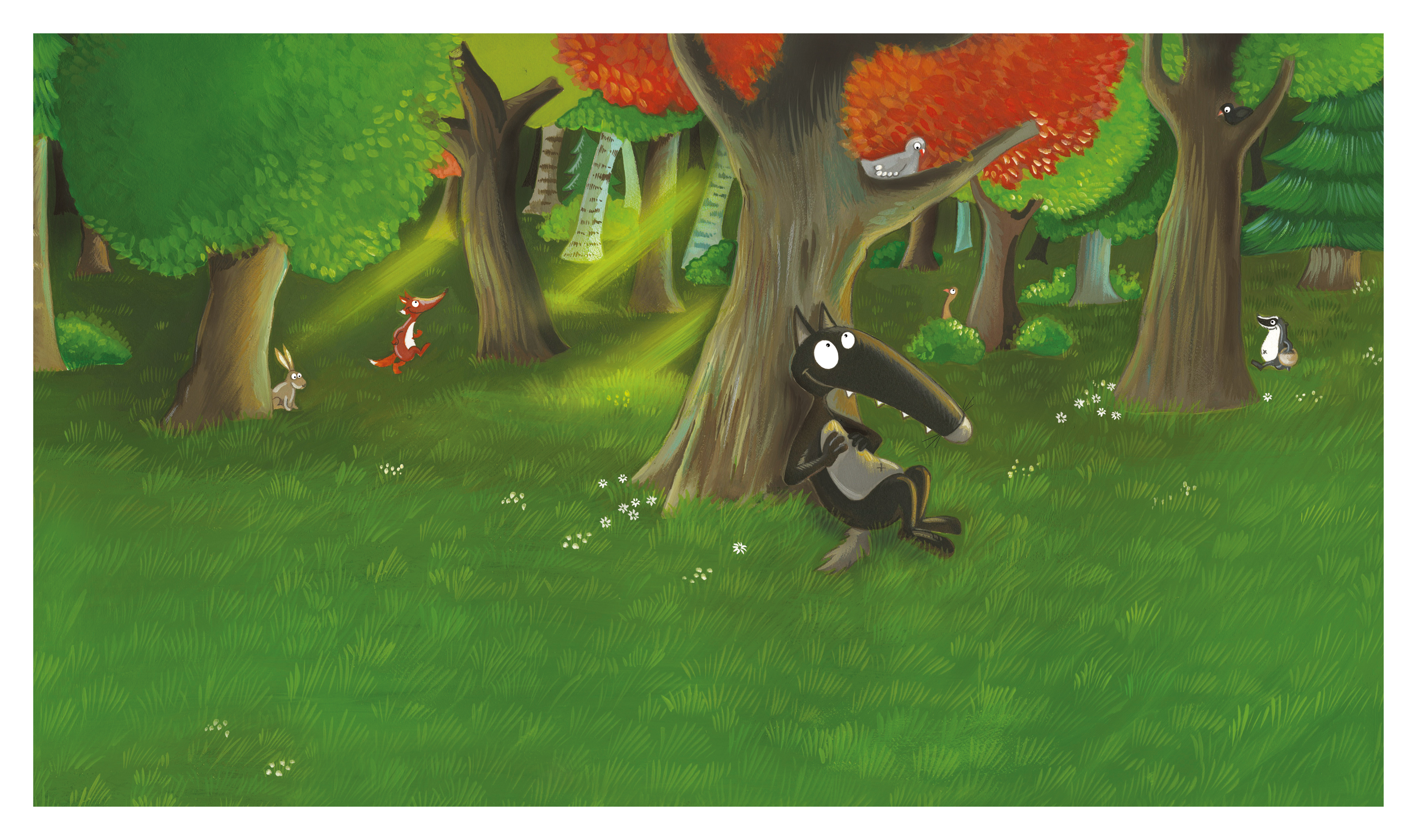 KAMISHIBAI LE LOUP QUI AIMAIT LES ARBRES KAMISHIBAI LE LOUP QUI AIMAIT LES ARBRES