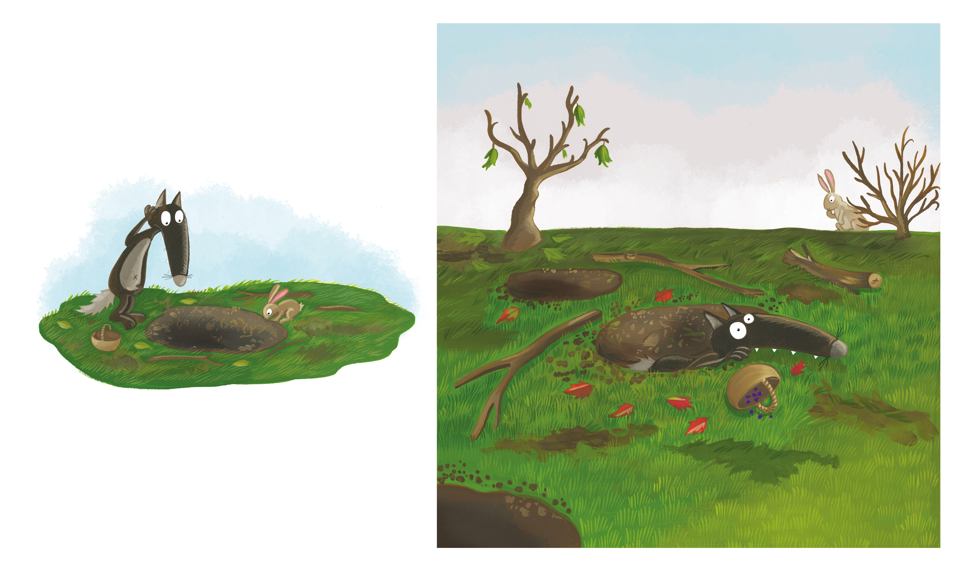 KAMISHIBAI LE LOUP QUI AIMAIT LES ARBRES KAMISHIBAI LE LOUP QUI AIMAIT LES ARBRES