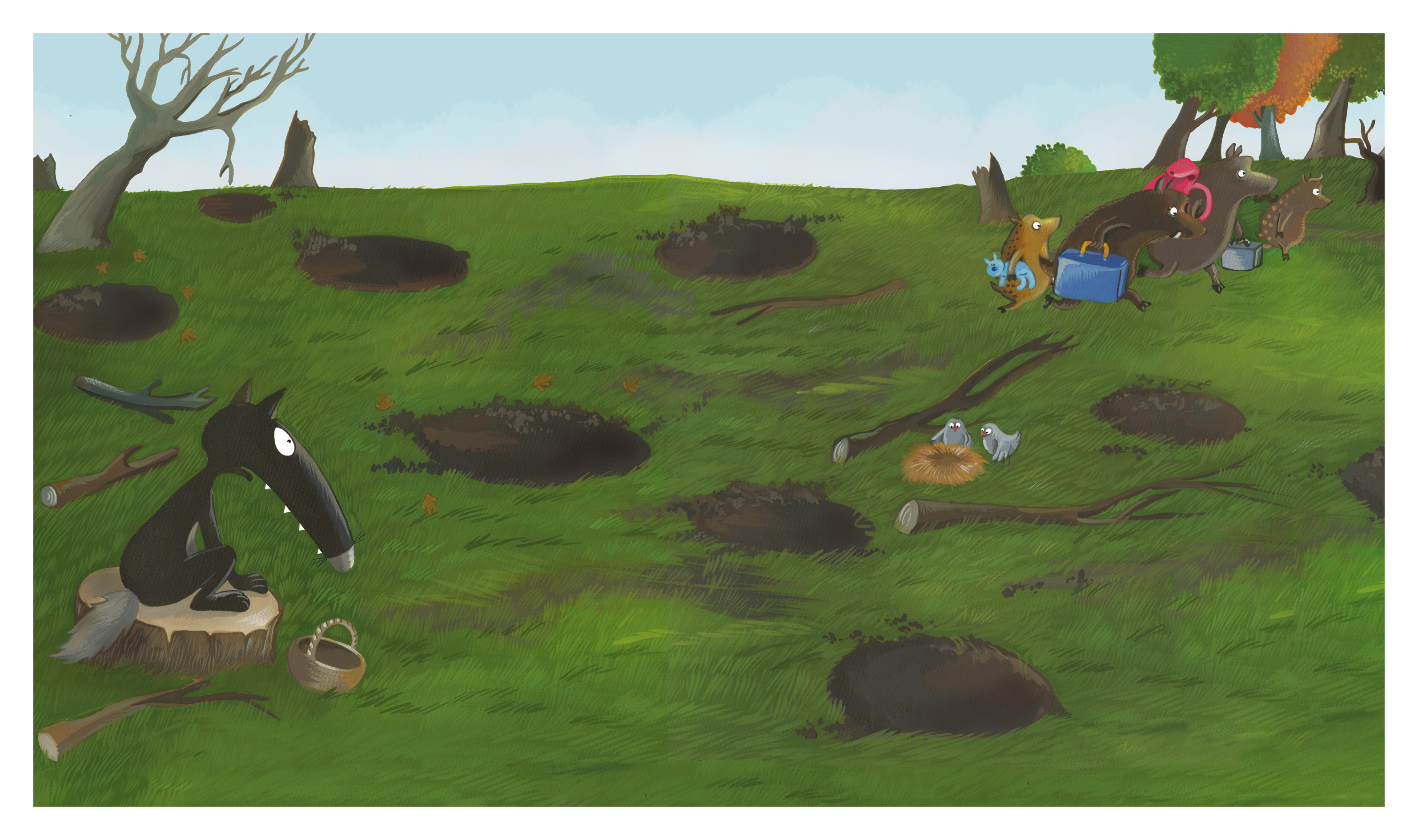 KAMISHIBAI LE LOUP QUI AIMAIT LES ARBRES