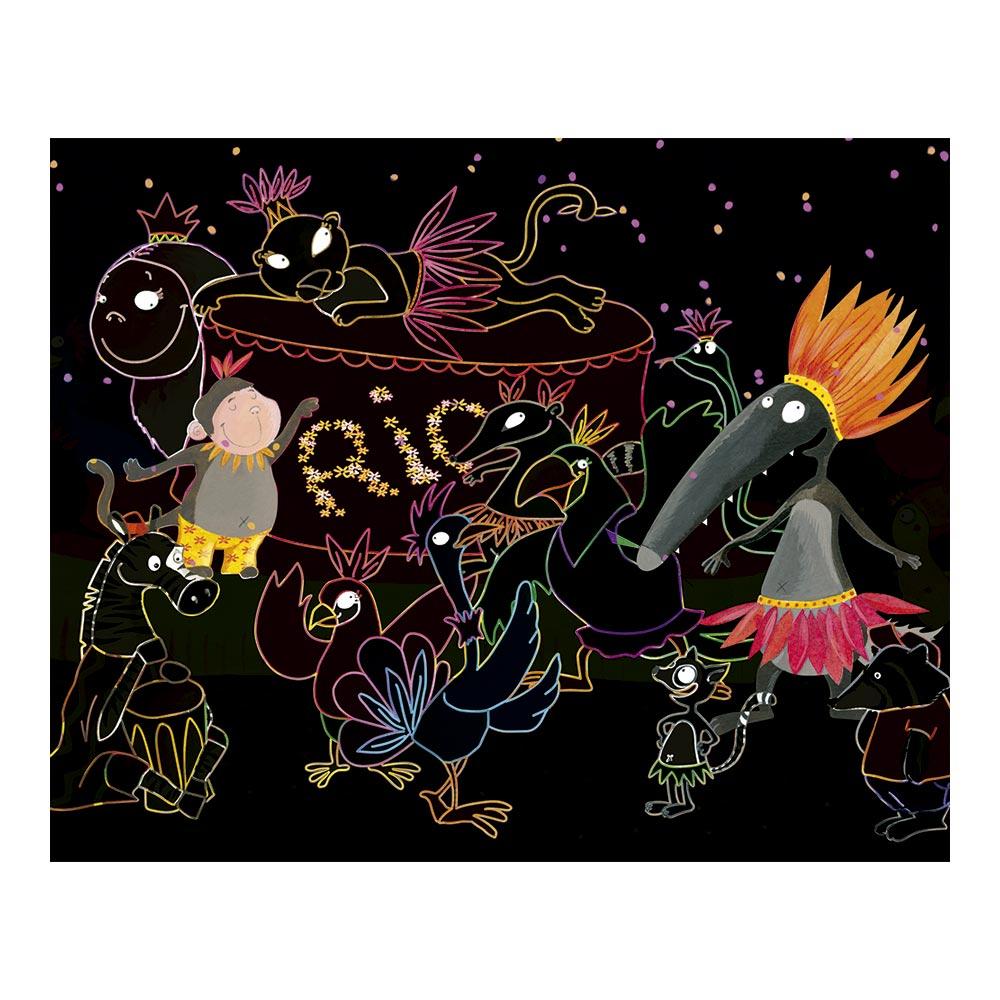 Mi Estuche De Artista: Tarjetas De Rascar Lobo