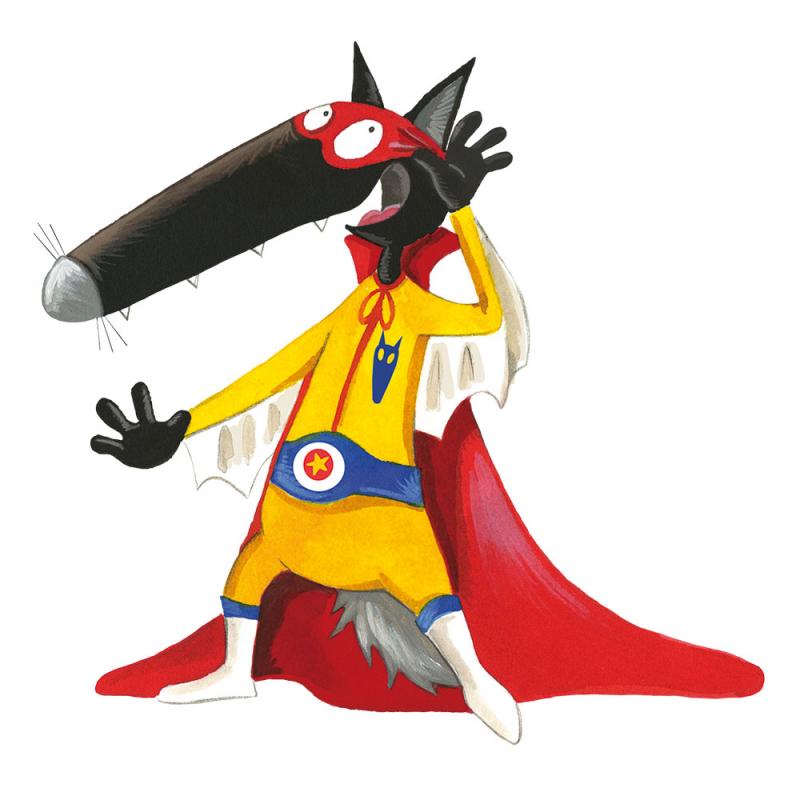 El Lobo Que Quería Ser Un Superhéroe