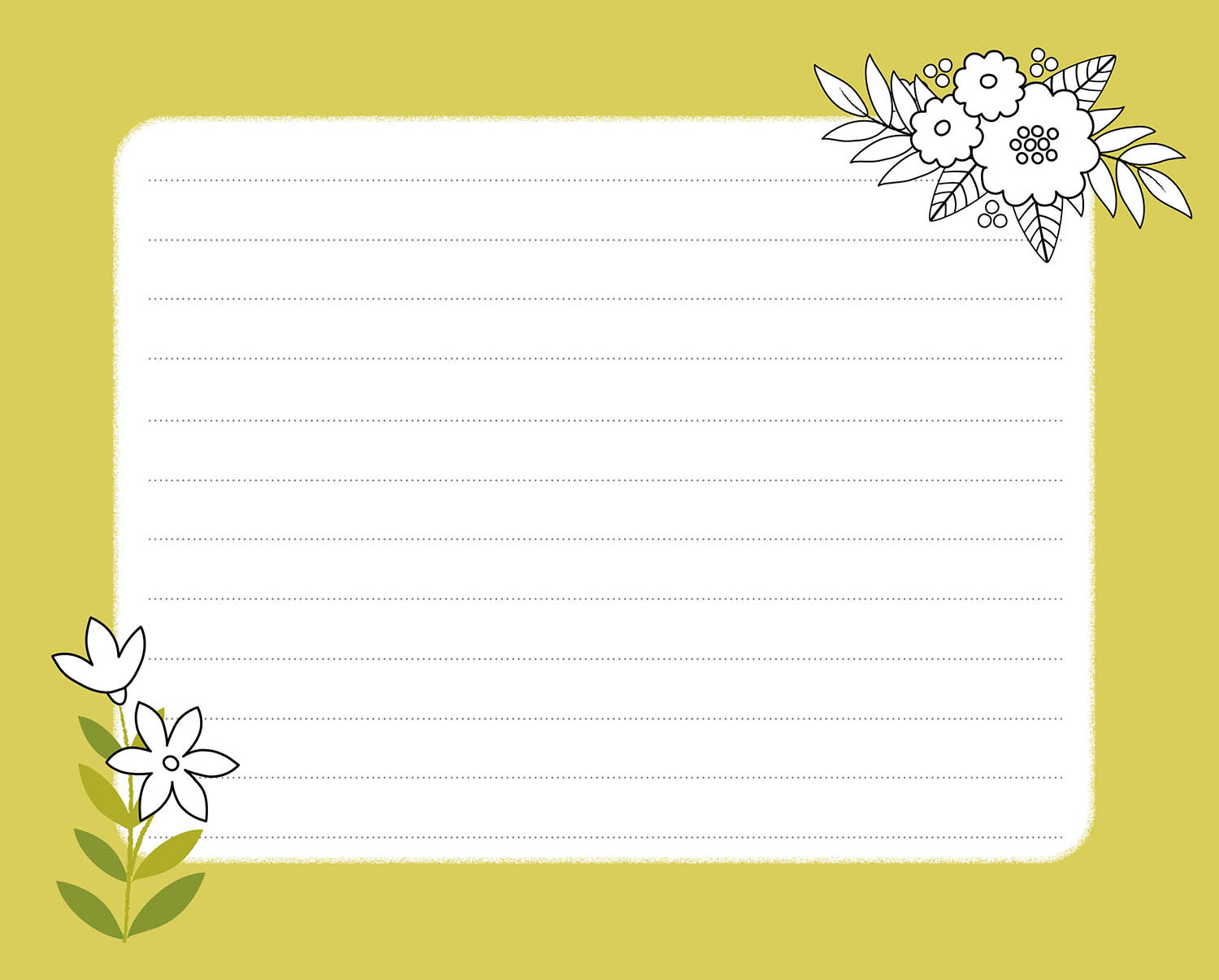 Peinture aquarelle - forêt enchantée