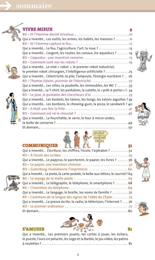 LES GRANDES INVENTIONS EN BD