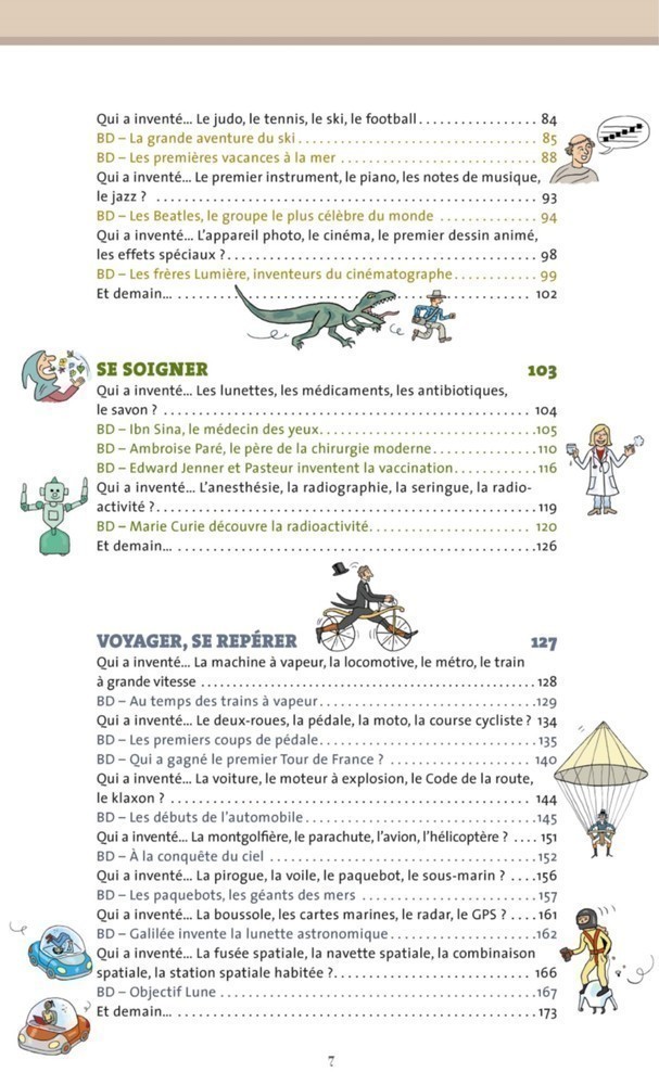 LES GRANDES INVENTIONS EN BD