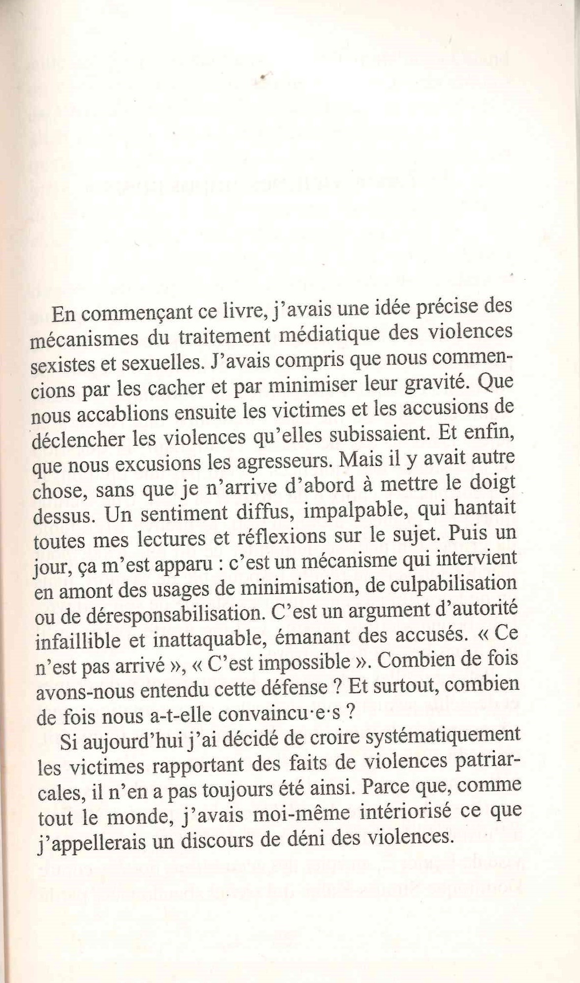 DEFAIRE LE DISCOURS SEXISTE DANS LES MEDIAS