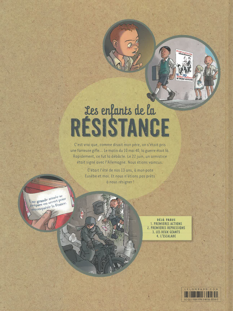 LES ENFANTS DE LA RESISTANCE T1 (PREMIERES ACTIONS) LES ENFANTS DE LA RESISTANCE T1 (PREMIERES ACTIONS)