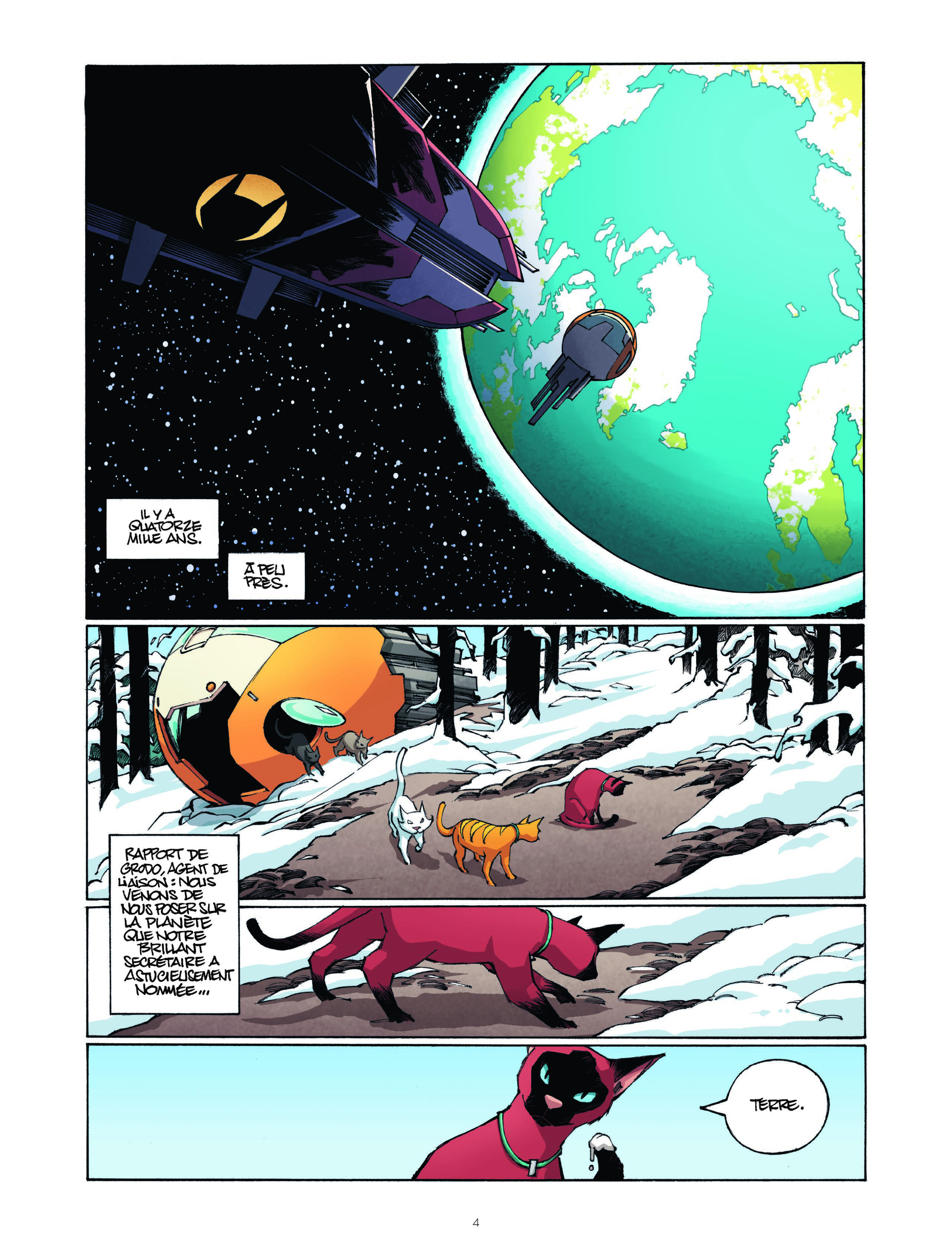 SPACE CATS  T1 DANS LES GRIFFES DE L