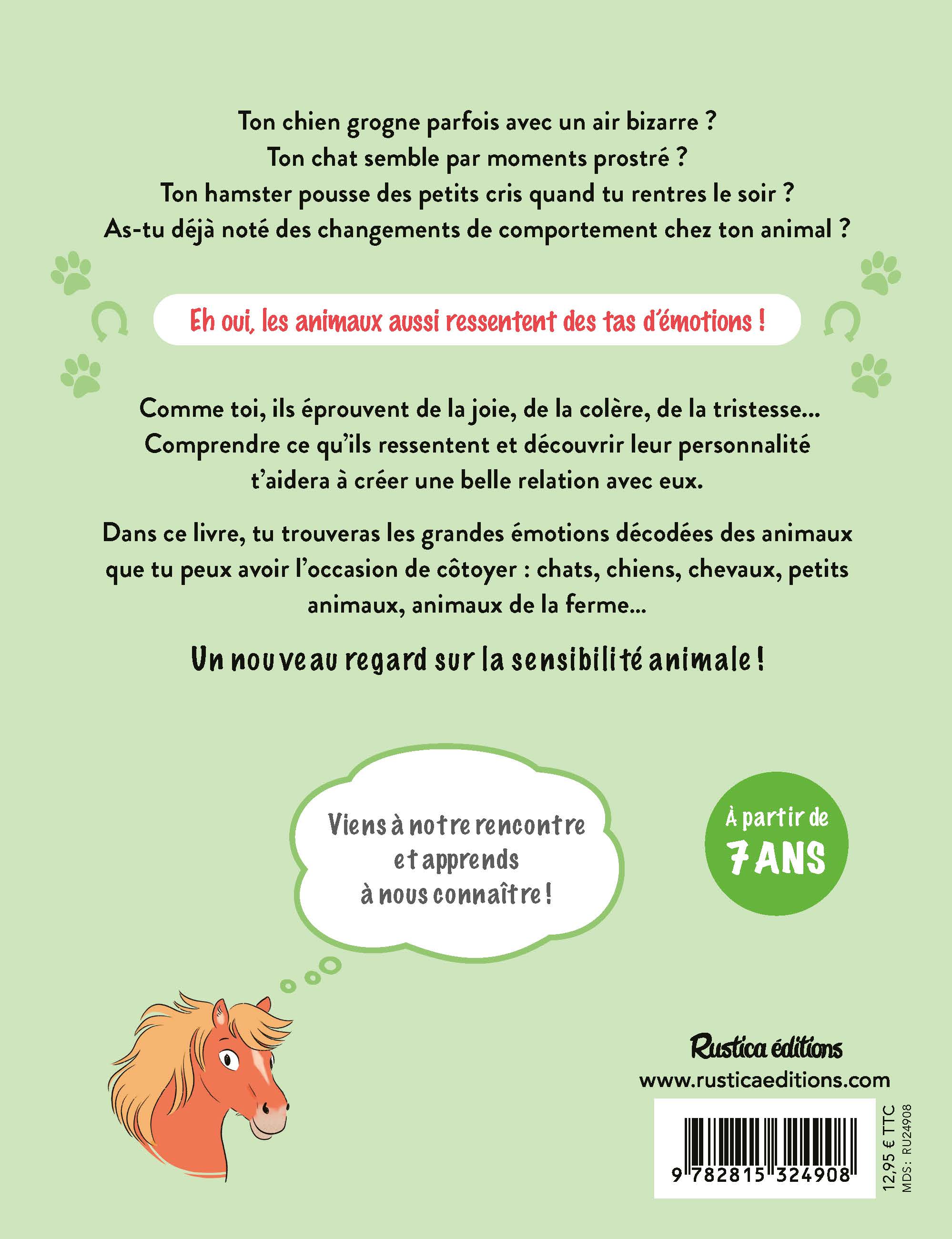 JE COMPRENDS LES EMOTIONS DES ANIMAUX