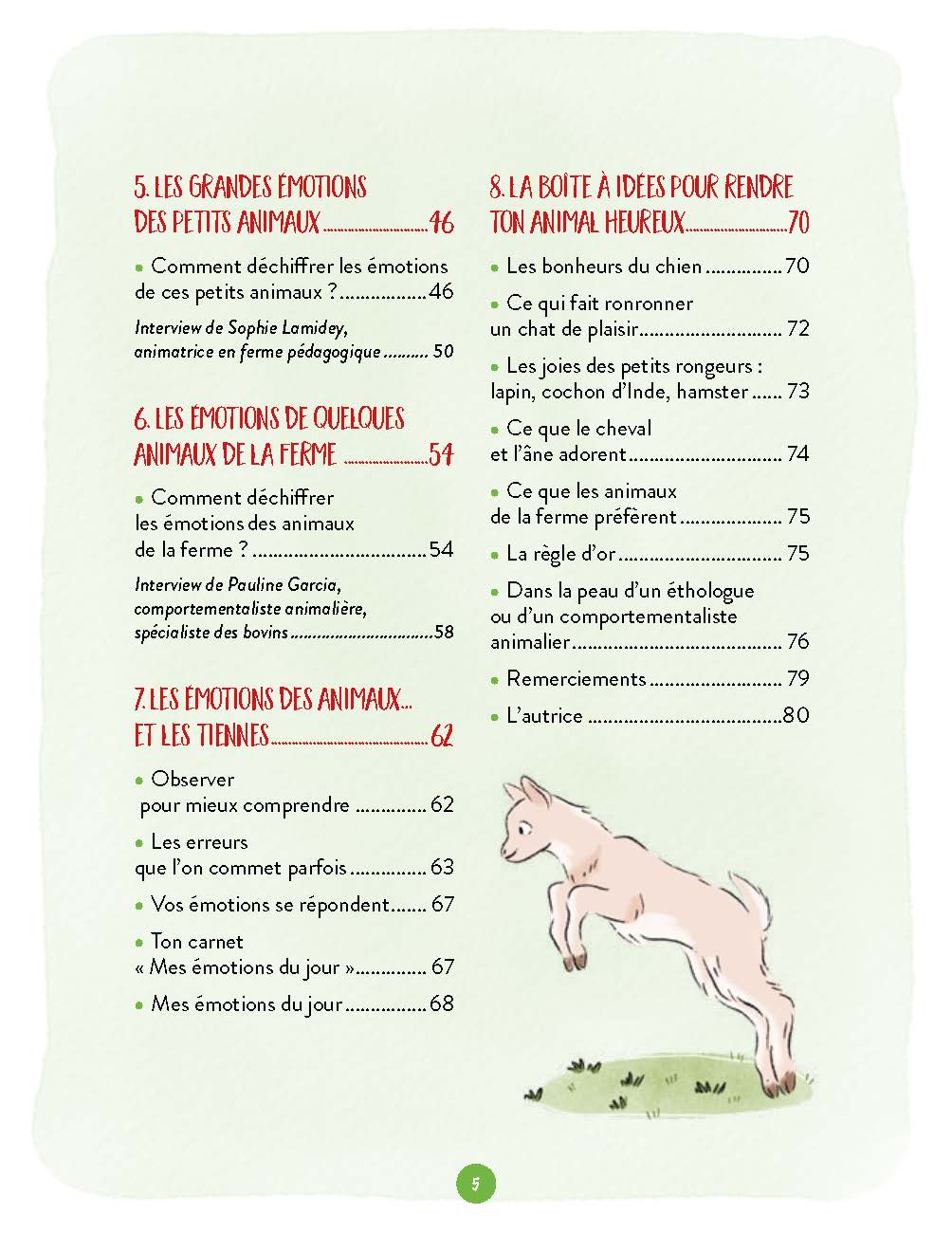 JE COMPRENDS LES EMOTIONS DES ANIMAUX