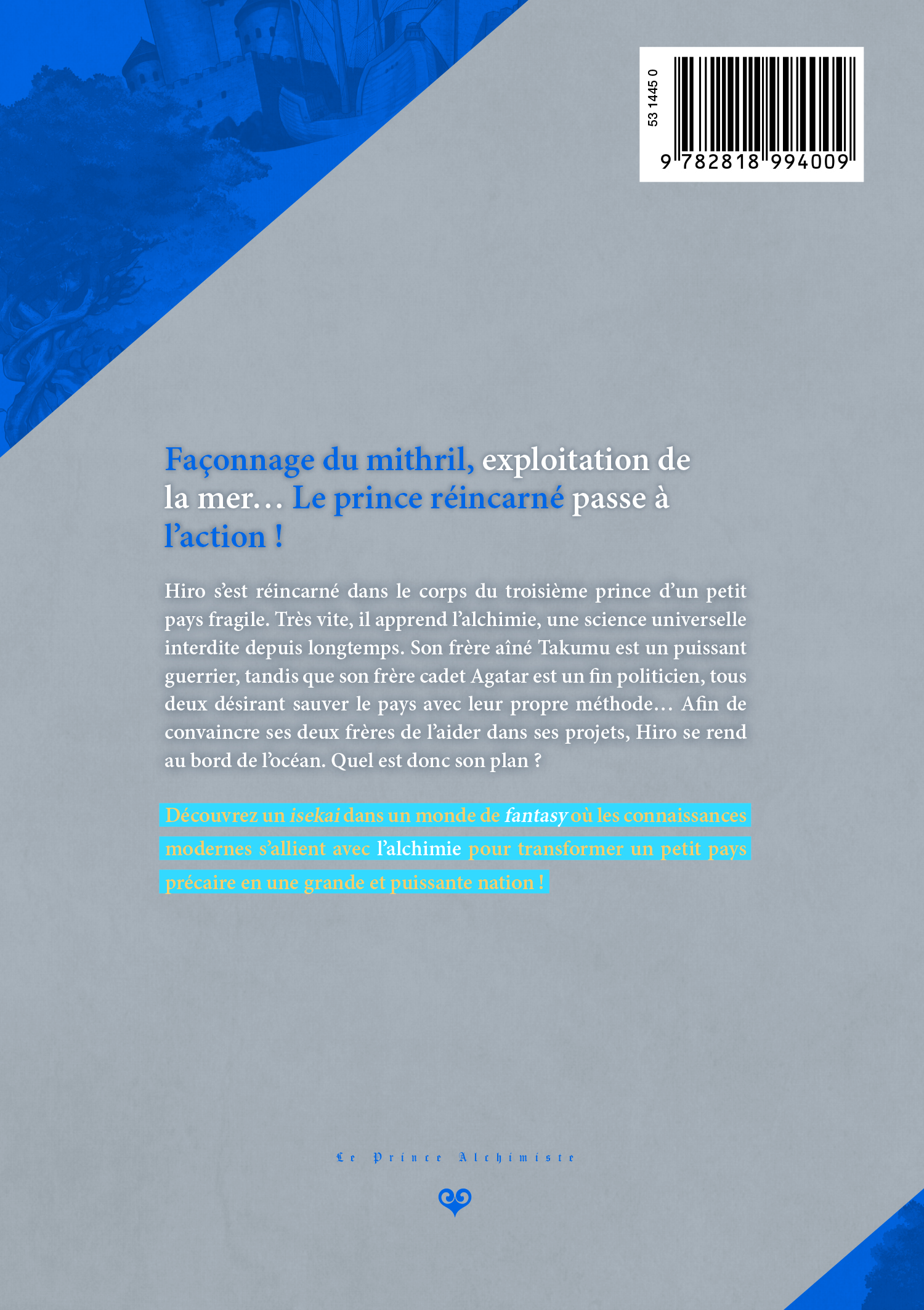 LE PRINCE ALCHIMISTE T2