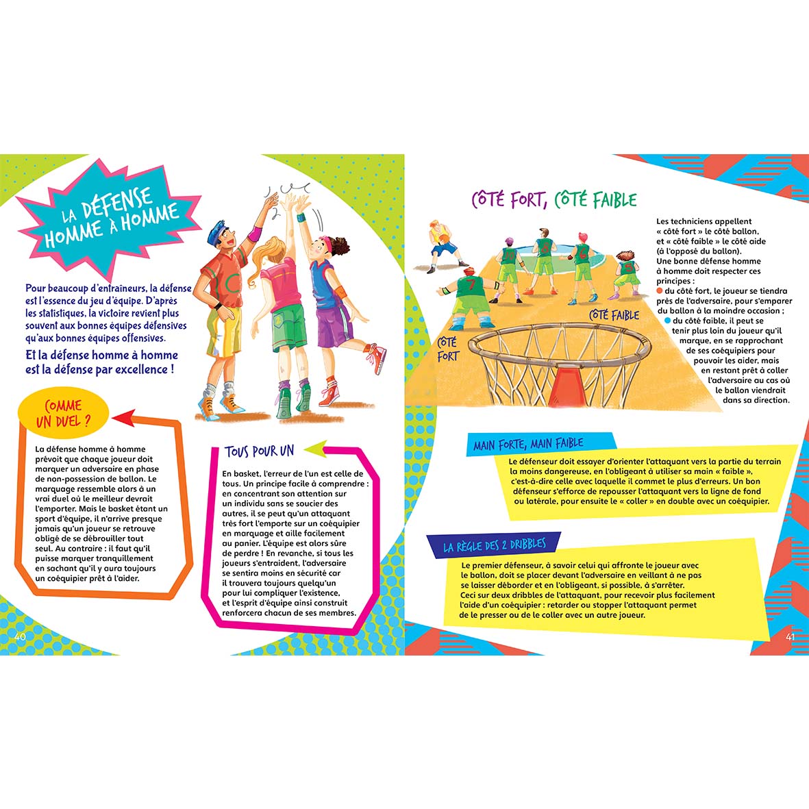 LE BASKET RACONTE AUX ENFANTS : PETIT GUIDE ILLUSTRE