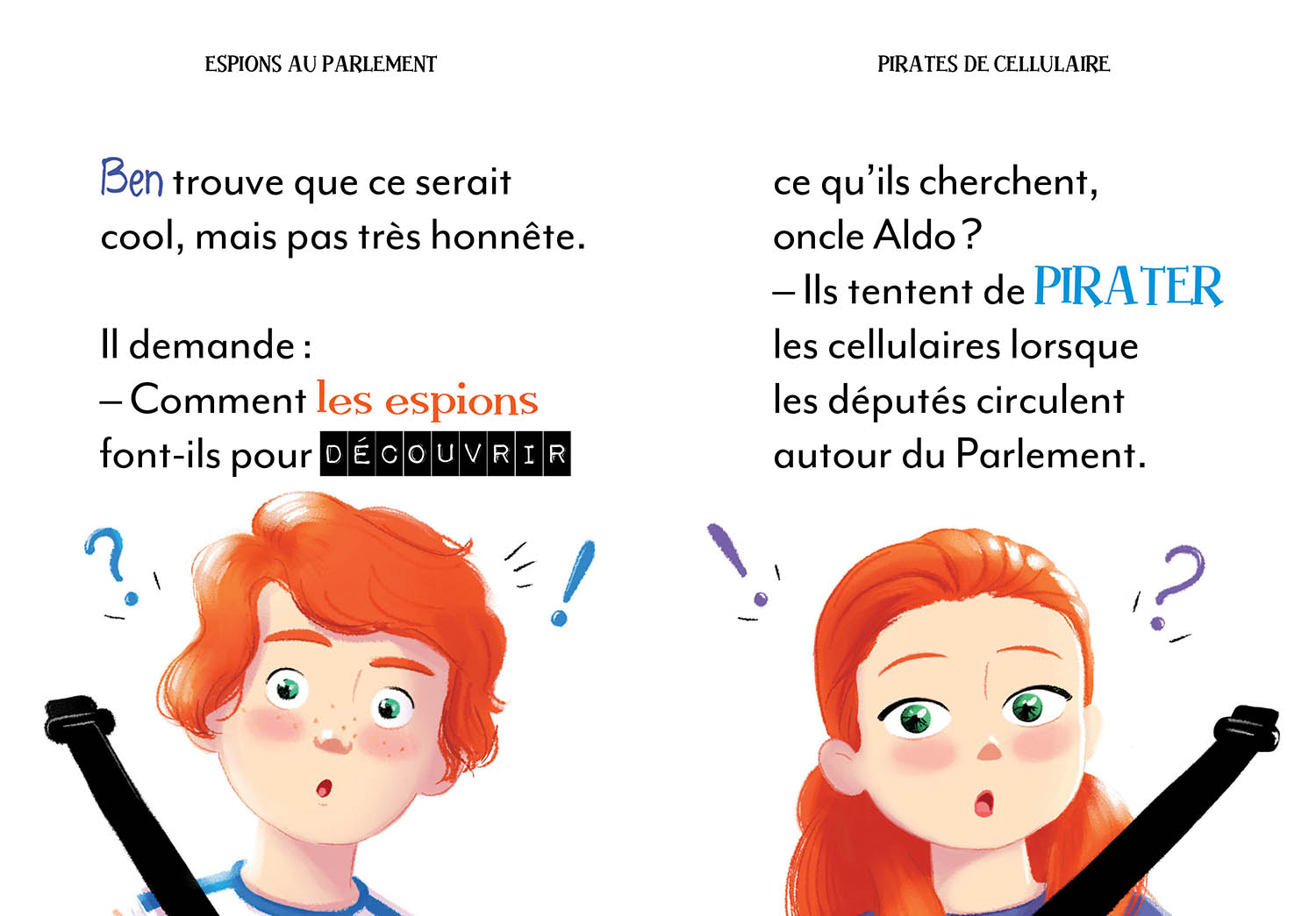 Les Enquêtes D'esther Et Ben 6 : Espions Au Parlement