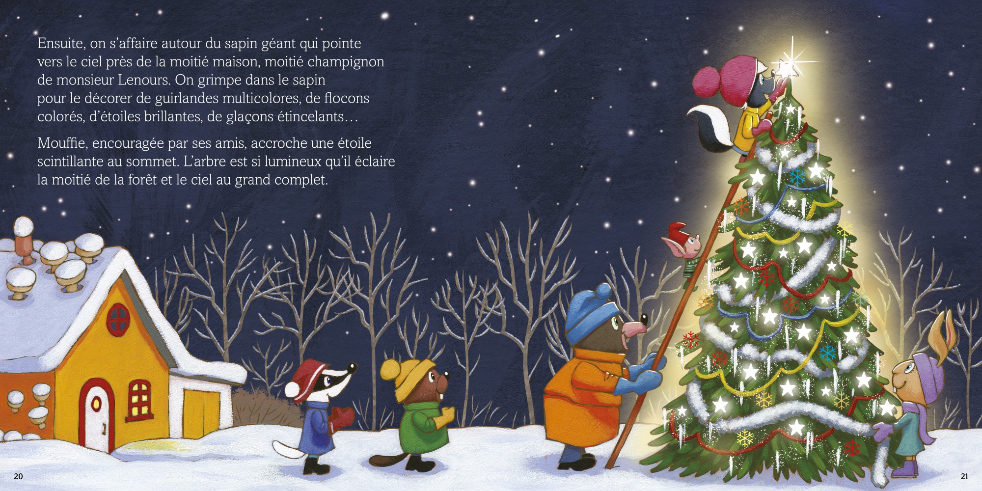 Mouffie La Mouffette Et Le Lutin De Noël