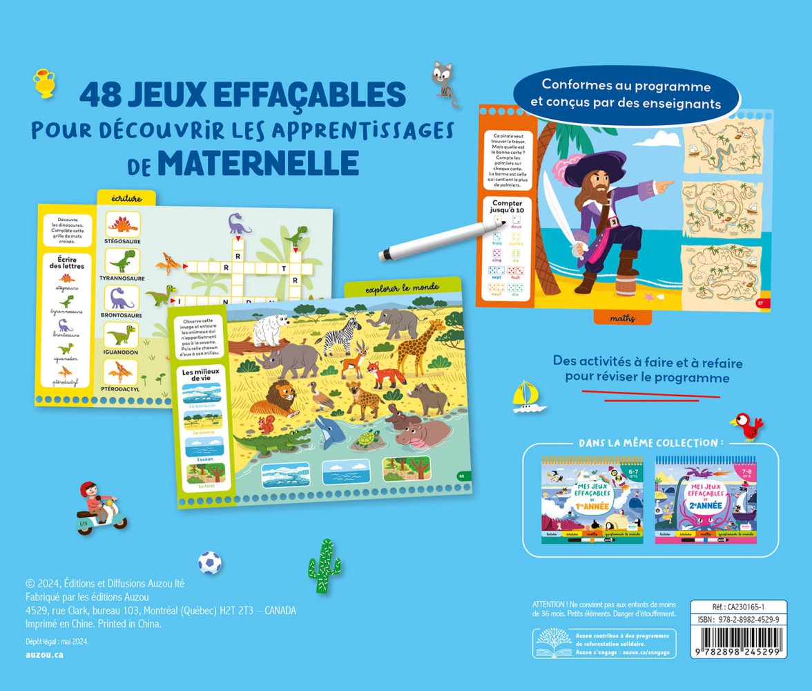 Mes Jeux Effaçables De Maternelle Mes Jeux Effaçables De Maternelle