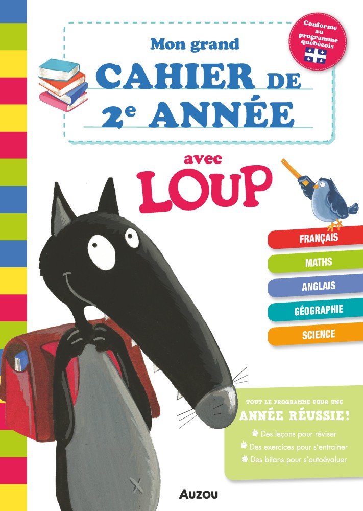 Mon Grand Cahier De Deuxième Année Avec Loup