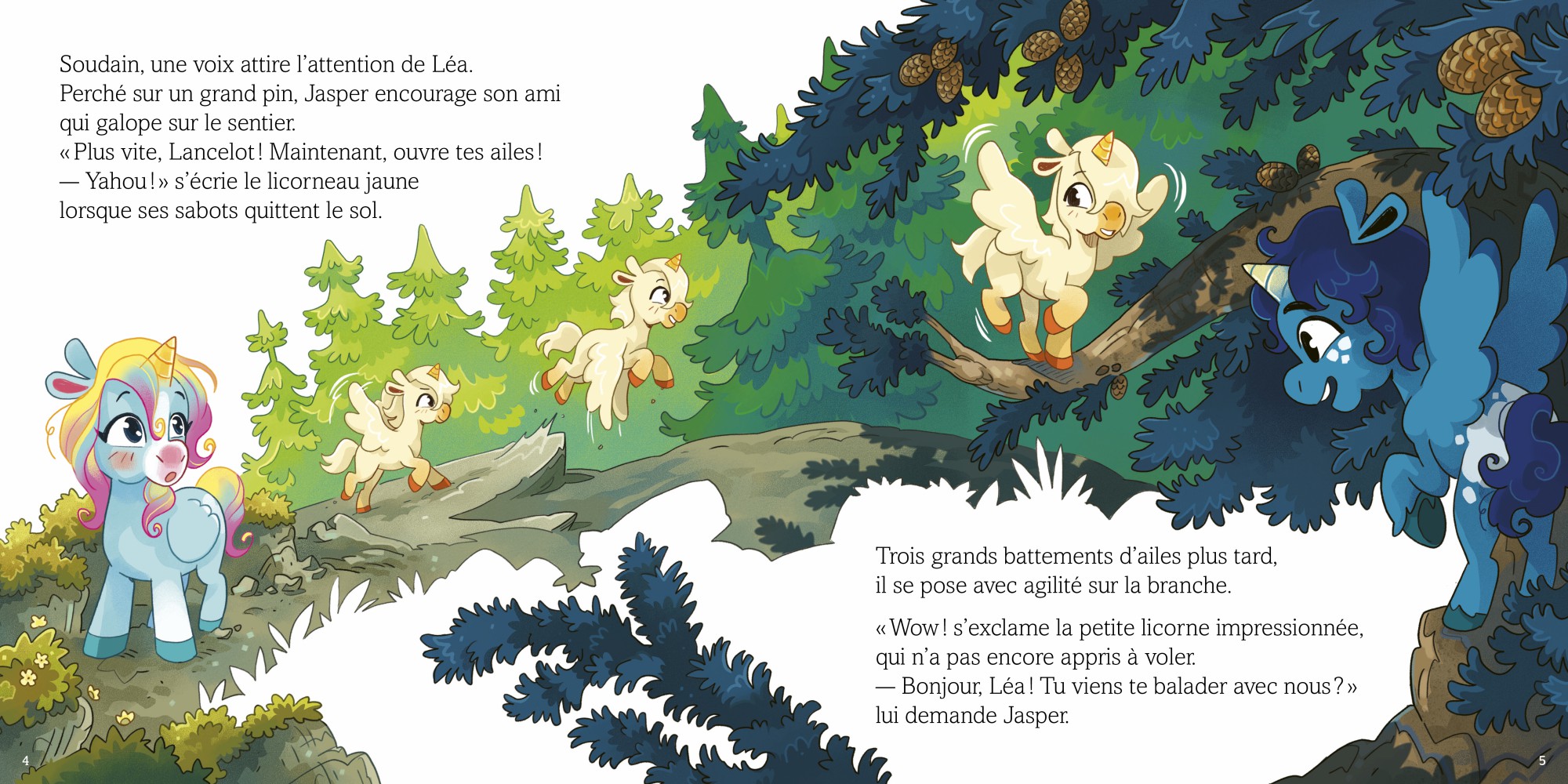 Léa La Licorne Apprend À Voler